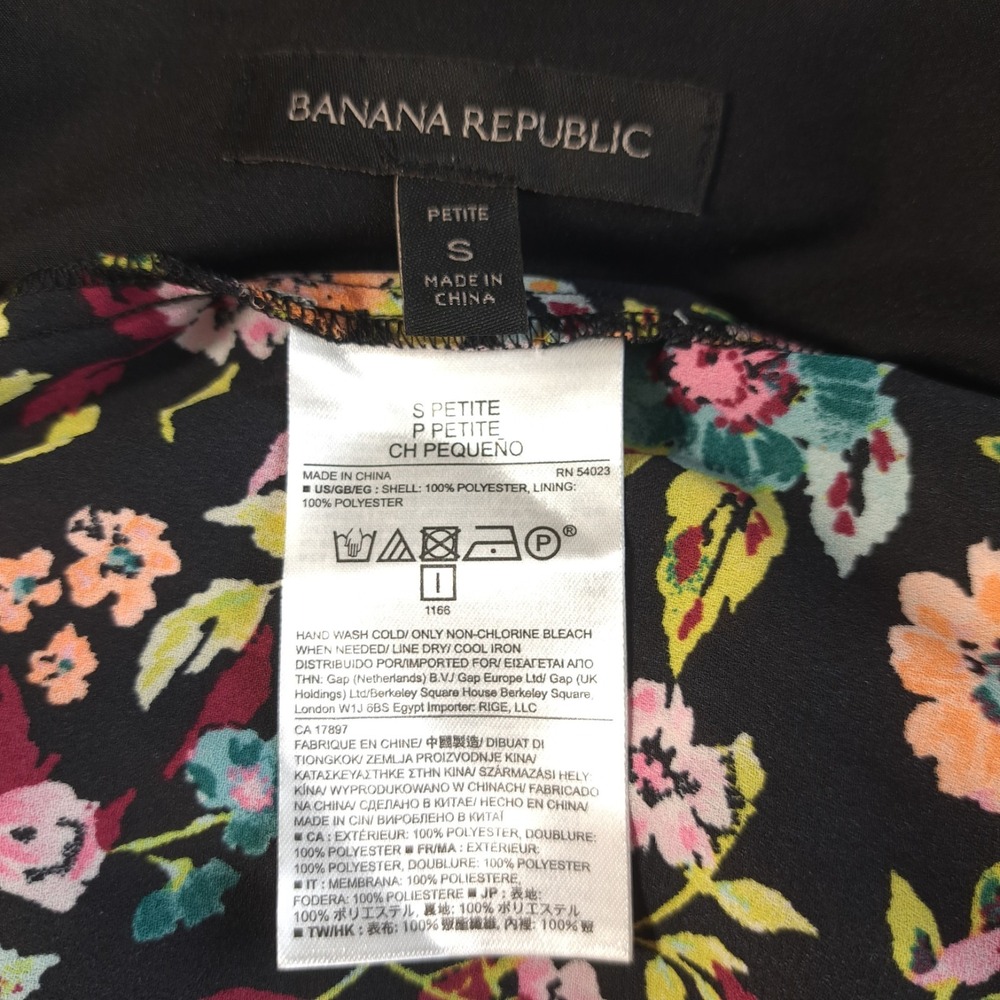 Banana Republic Women's Midi-Dress Multicolor S Lined Sleeveless Pullover - Picture 5 of 9